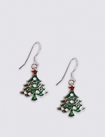 Marks and Spencer  Christmas Tree Earrings
