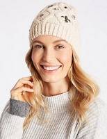 Marks and Spencer  Jeweled Beanie Hat