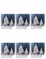 Marks and Spencer  Winter Scene Multilayered Pop Up Christmas Charity Cards Pac