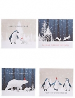 Marks and Spencer  Arctic Animals Christmas Charity Cards Pack of 20