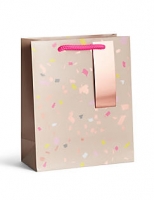 Marks and Spencer  Copper & Confetti Medium Gift Bag
