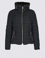 Marks and Spencer  PETITE Down & Feather Padded Jacket with Stormwear