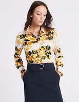 Marks and Spencer  Floral Print Long Sleeve Shirt