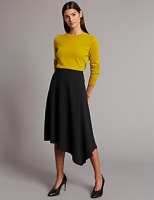 Marks and Spencer  Asymmetrical Hem A-Line Midi Skirt