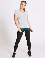 Marks and Spencer  Burnout Double Layer Top & Leggings Set