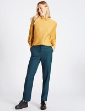 Checked Straight Leg Trousers 55.00 €