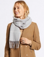 Marks and Spencer  Wool Blend Checked Scarf for 5 when you spend 40