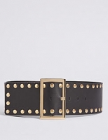 Marks and Spencer  Faux Leather Stud Waist Belt