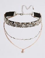 Marks and Spencer  Bugle Detail Choker Necklace
