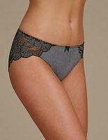 Marks and Spencer  Ornate Lace High Leg Knickers