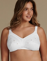 Marks and Spencer  Total Support Non-Wired Embroidered Crossover Full Cup Bra B