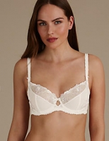 Marks and Spencer  Floral Embroidered Non-Padded Full Cup Bra