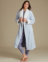 Marks and Spencer  Long Sleeve Pyjama Set with Dressing Gown