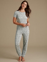 Marks and Spencer  Star Print Glitter Short Sleeve Pyjama Set