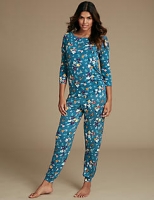 Marks and Spencer  Floral Print Pyjama Set