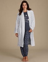 Marks and Spencer  Dressing Gown with Printed Pyjama Set