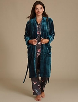 Marks and Spencer  Printed Pyjamas Set with Dressing Gown