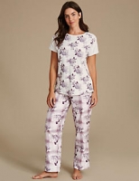 Marks and Spencer  Floral Print Pyjama Set