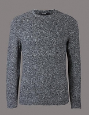 Marks and Spencer  Textured Crew Neck Jumper