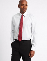 Marks and Spencer  Pure Cotton Easy to Iron Tailored Fit Shirt