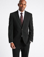 Marks and Spencer  Charcoal Textured Regular Fit Suit