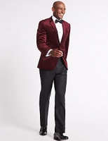 Marks and Spencer  Tailored Fit Single Breasted Velvet Jacket