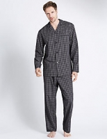 Marks and Spencer  Easy Care Checked Pyjama Set