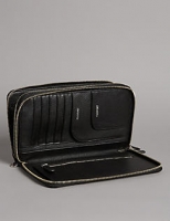 Marks and Spencer  Luxury Leather Double Travel Wallet