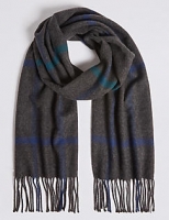 Marks and Spencer  Windowpane Woven Scarf