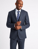 Marks and Spencer  Textured Tailored Fit Wool Suit