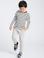 Marks and Spencer  Cotton Rich Textured Joggers (3 Months - 6 Years)