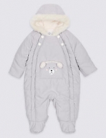 Marks and Spencer  Faux Fur Bear Snowsuit with Stormwear