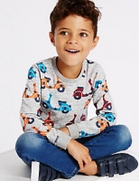 Marks and Spencer  Printed Sweatshirt (3 Months - 5 Years)
