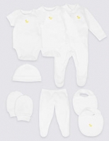 Marks and Spencer  8 Piece Unisex Pure Cotton Outfit