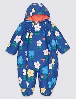 Marks and Spencer  Flower Print Snowsuit with Stormwear