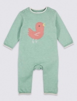Marks and Spencer  Bird Knitted Pure Cotton All in One
