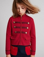 Marks and Spencer  Cotton Rich Long Sleeve Jacket (3-14 Years)