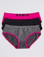 Marks and Spencer  3 Pack Seamfree Dance Briefs (6-16 Years)