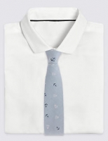 Marks and Spencer  Pure Cotton Anchor Print Tie (5-14 Years)