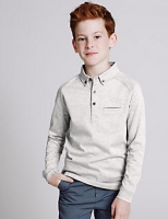 Marks and Spencer  Pure Cotton Rugby Top (3-14 Years)