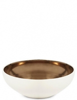 Marks and Spencer  Metallic Ceramic Large Bowl