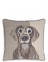 Marks and Spencer  Applique Dog Print Cushion
