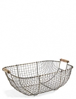 Marks and Spencer  Wire Log Carrier