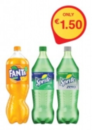 FANTA / SPRITE Range 1.75lt ONLY 1.50