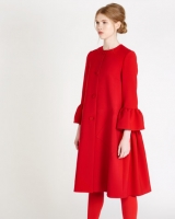 Dunnes Stores  Peter OBrien Red Flounce Coat