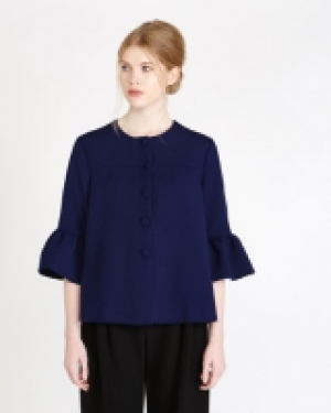 Peter OBrien Flounce Back Top