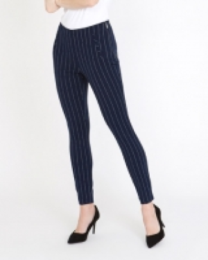Gallery Pinstripe Side Zip Trousers