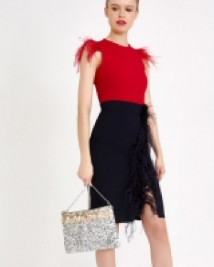 Savida Flower Zip Top Clutch