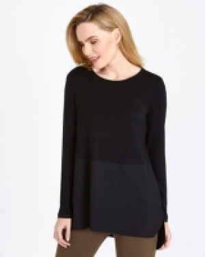 Gallery Split Chiffon Top