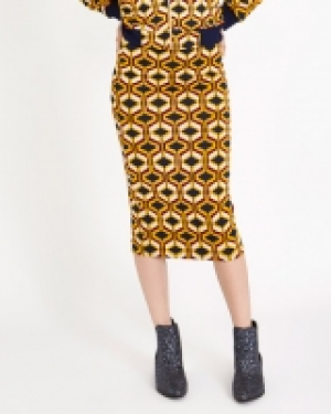 Savida Jacquard Print Skirt